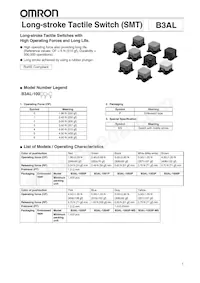 B3AL-1005P Datasheet Cover