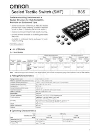 B3S-1102P Datasheet Cover