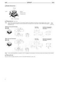 B3S-1102P Datasheet Page 2