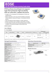 B3SE-1002 Datasheet Cover