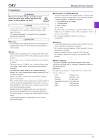 C4V-821A Datasheet Pagina 3