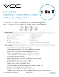 CTHS15CIC06ALARM Datasheet Cover