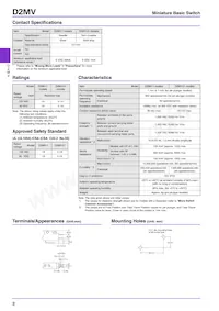 D2MV01L1111C2 Datasheet Page 2