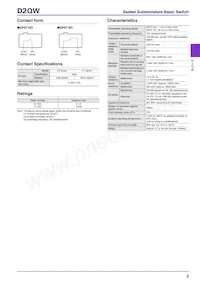 D2QWC073D Datasheet Page 3