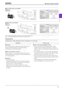 D2RV-L22E Datasheet Pagina 3