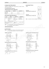 D2SW-P2L3B Datasheet Pagina 3
