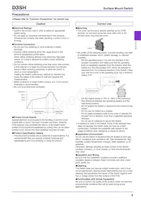 D3SH-B1L Datasheet Page 5