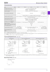 D3V-6G5M-1A3 Datasheet Page 7
