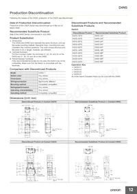 D4NS-3AD Datasheet Page 12