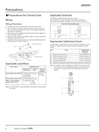 D4V-8104Z Datasheet Page 6