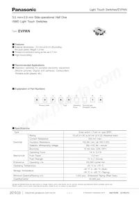 EVP-ANBE1A Datasheet Cover