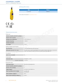 I110-RP223 Datasheet Pagina 2