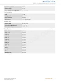 I110-SA223 Datasheet Page 3