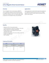 LA12-60V21 Datasheet Cover