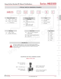 MB2511JG01 Datasheet Pagina 6