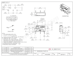 MS0850501F025V1A Datasheet Cover