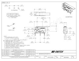 MS0850503F055P1A Datasheet Cover