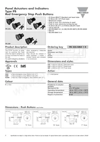 PB22BEM41R Datasheet Cover