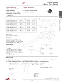 PTS 647 SK38 SMTR2 LFS Datasheet Cover