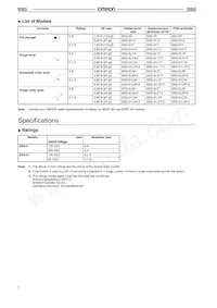 SSG-01L2T-5 Datasheet Pagina 2