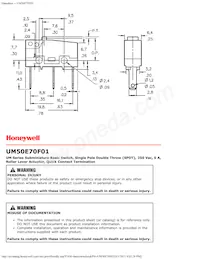 UM50E70F01 Datasheet Pagina 3