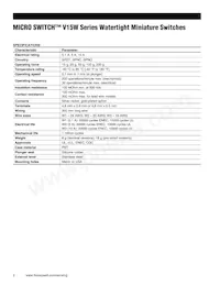 V15W11-WZ200-W3 Datasheet Page 2