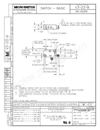 V3-23-B Datasheet Cover