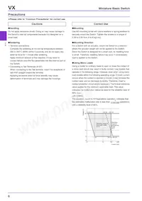 VX-01-1A2 Datasheet Pagina 6