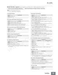 WLGCA2-LDS-M1J-1數據表 頁面 13