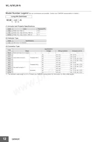 WLRGCA2-N Datasheet Page 12