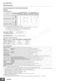 WLRGCA2-N Datasheet Page 22