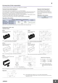 X-10GS-B Datasheet Pagina 6