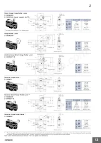 Z-15GK556-MR 2M數據表 頁面 13