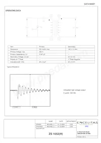 ZS1052(H) Datasheet Page 2