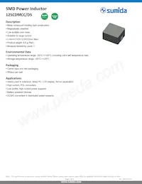 125CDMCCDS-470MC Datasheet Cover