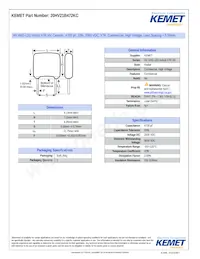 20HV21B472KC Datasheet Cover