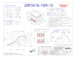 29F0418-1SR-10 Datasheet Cover