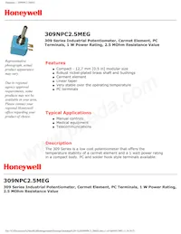 309NPC2.5MEG Datasheet Cover
