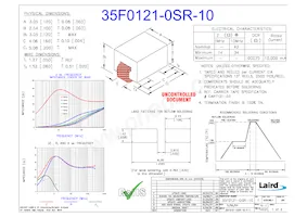 35F0121-0SR-10 Datasheet Cover