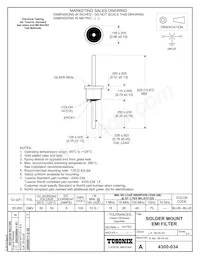 4300-034LF Datasheet Copertura