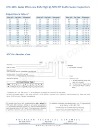 600L6R2AW200T Datasheet Page 2