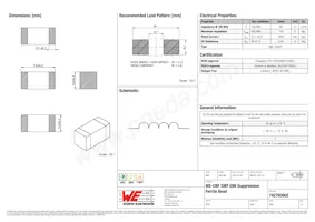 742792602 Datasheet Copertura