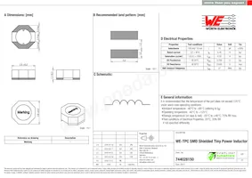 744028150 Datasheet Copertura