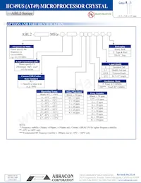 ABL2-25.000MHZ-30-B4HF-T Datasheet Page 2
