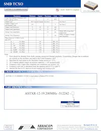 ASTXR-12-19.200MHZ-512242-T Datenblatt Seite 2