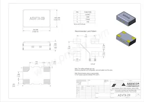 ASVTX-09-B-13.000MHZ數據表 封面