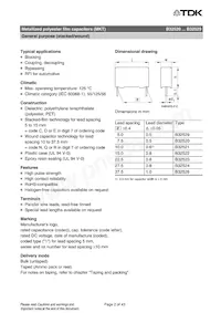 B32529D5335J000 Datasheet Page 2