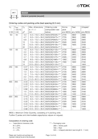 B32529D5335J000 Datasheet Pagina 14