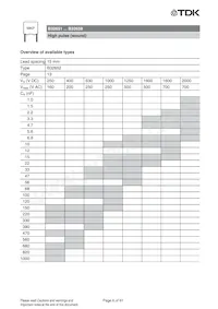 B32652A2821J000 Datasheet Pagina 6