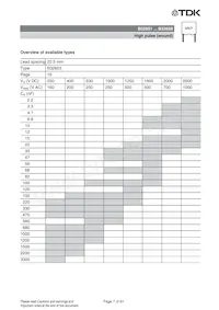 B32652A2821J000 Datasheet Page 7